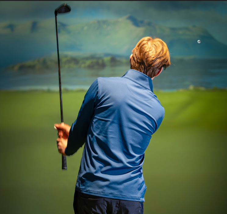 Half zip - Cerulean Blue